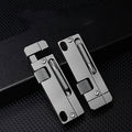 Titanium Alloy Screwdriver And Wrench Small EDC Multifunctional Tool Outdoor Portable Pocket Tool Gray New-0