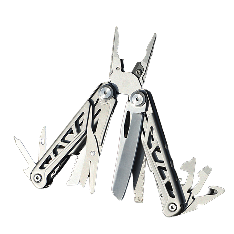 Foldable Multitool Pliers with Scissors and Screwdriver Stainless Steel Multi Tool Pliers with Replaceable Wire Cutters and Saw-1