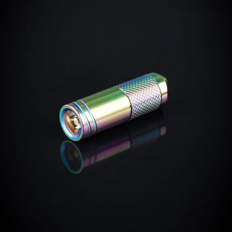EDC Titanium Alloy Mini Flashlight With USB Charging Rechargeable Fishing Outdoor Waterproof Camping Lighting EDC Tools-4