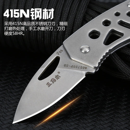 Bushcraft Folding Field Knife Multi-functional Pocketed EDC knife-1